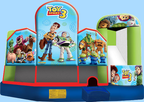 Toy Story 5 In 1 Inflatable Combo